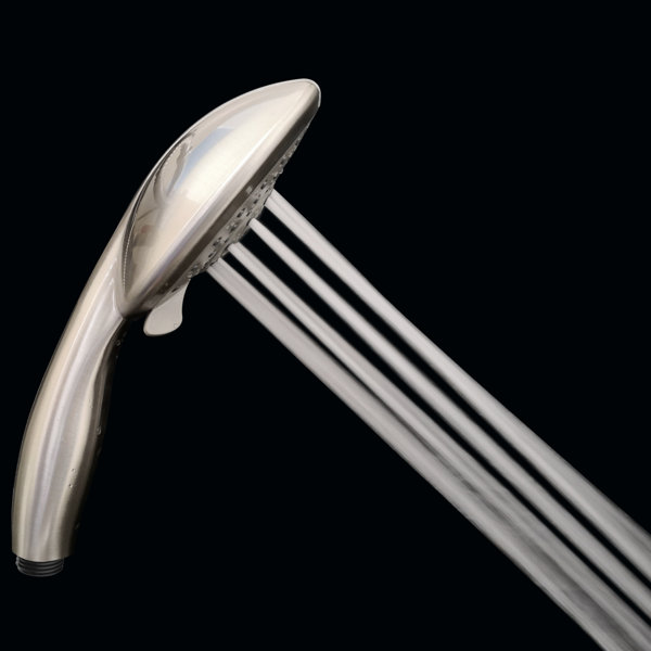 Ana Bath 5Inch Multi Function Dual Shower Head with 5Ft Hose